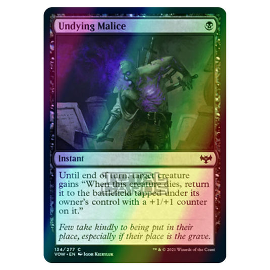 Magic The Gathering - Innistrad - Crimson Vow - Undying Malice - 134/277 (Foil)