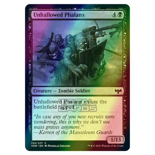 Magic The Gathering - Innistrad - Crimson Vow - Unhallowed Phalanx - 135/277 (Foil)