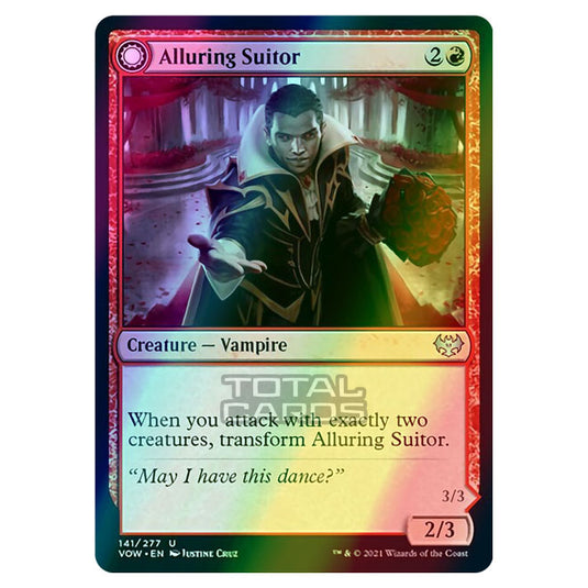 Magic The Gathering - Innistrad - Crimson Vow - Alluring Suitor // Deadly Dancer - 141/277 (Foil)