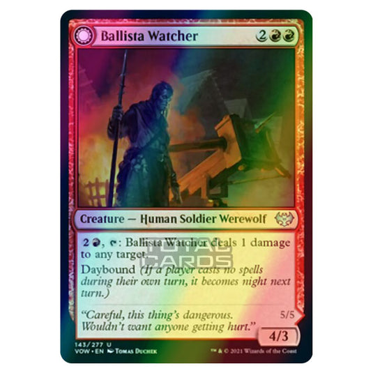 Magic The Gathering - Innistrad - Crimson Vow - Ballista Watcher // Ballista Wielder - 143/277 (Foil)