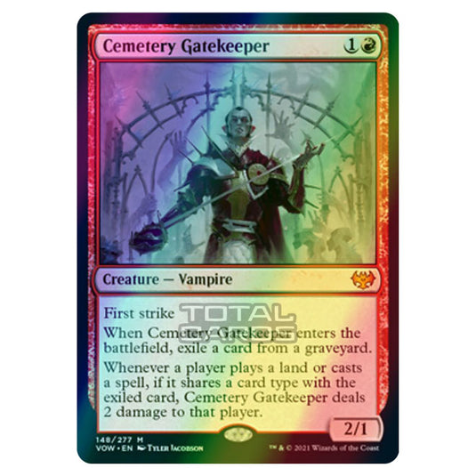 Magic The Gathering - Innistrad - Crimson Vow - Cemetery Gatekeeper - 148/277 (Foil)