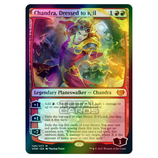 Magic The Gathering - Innistrad - Crimson Vow - Chandra, Dressed to Kill - 149/277 (Foil)