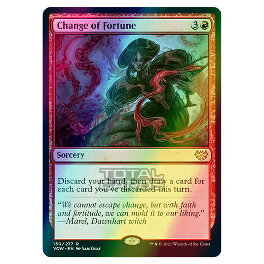 Magic The Gathering - Innistrad - Crimson Vow - Change of Fortune - 150/277 (Foil)