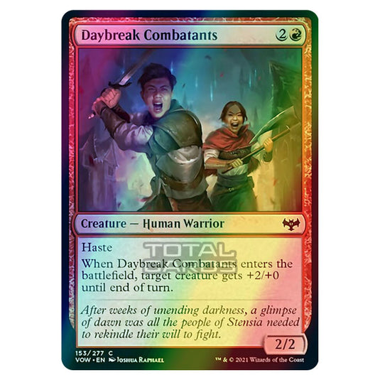 Magic The Gathering - Innistrad - Crimson Vow - Daybreak Combatants - 153/277 (Foil)