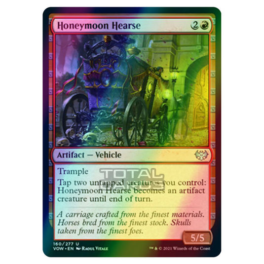 Magic The Gathering - Innistrad - Crimson Vow - Honeymoon Hearse - 160/277 (Foil)