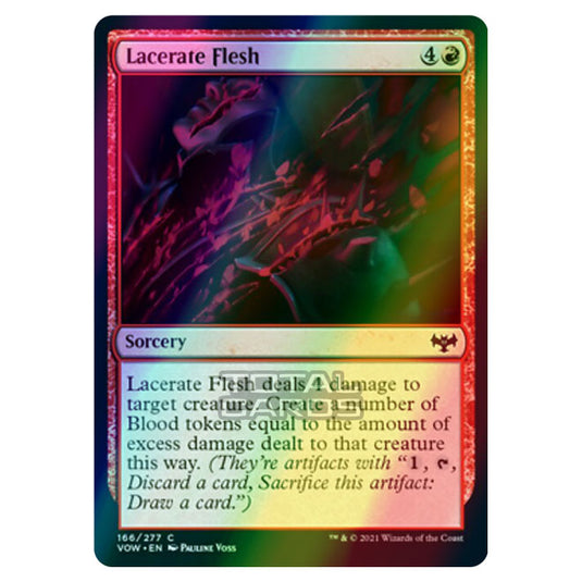 Magic The Gathering - Innistrad - Crimson Vow - Lacerate Flesh - 166/277 (Foil)