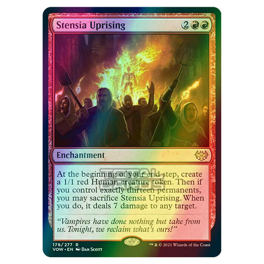 Magic The Gathering - Innistrad - Crimson Vow - Stensia Uprising - 178/277 (Foil)