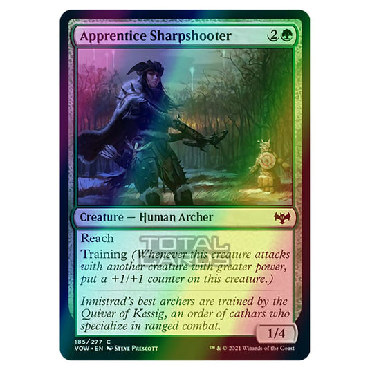 Magic The Gathering - Innistrad - Crimson Vow - Apprentice Sharpshooter - 185/277 (Foil)