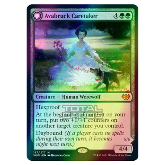 Magic The Gathering - Innistrad - Crimson Vow - Avabruck Caretaker // Hollowhenge Huntmaster - 187/277 (Foil)