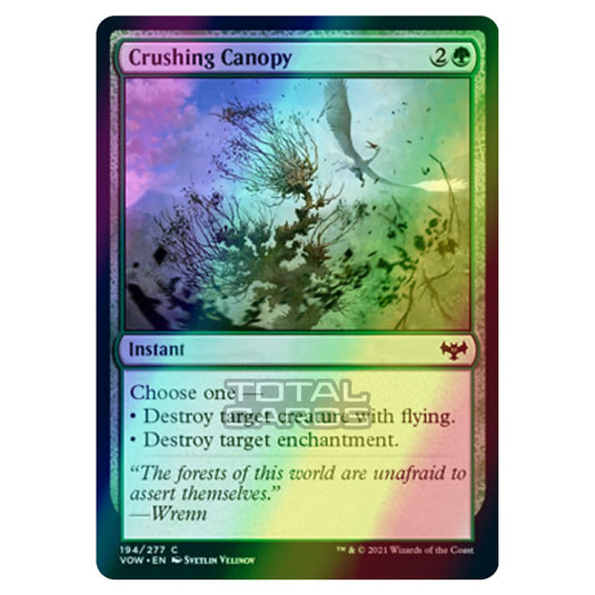 Magic The Gathering - Innistrad - Crimson Vow - Crushing Canopy - 194/277 (Foil)