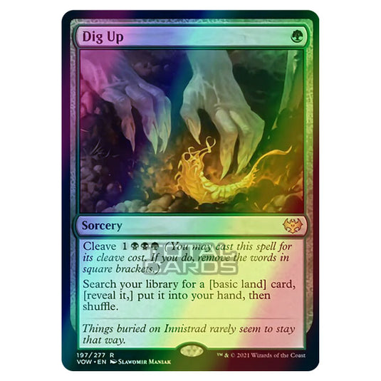 Magic The Gathering - Innistrad - Crimson Vow - Dig Up - 197/277 (Foil)