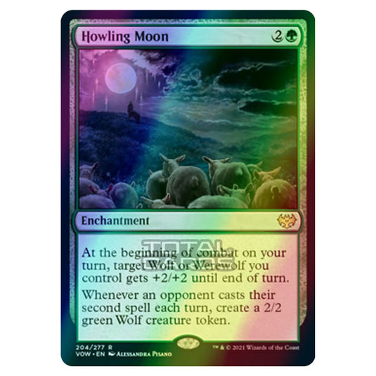 Magic The Gathering - Innistrad - Crimson Vow - Howling Moon - 204/277 (Foil)