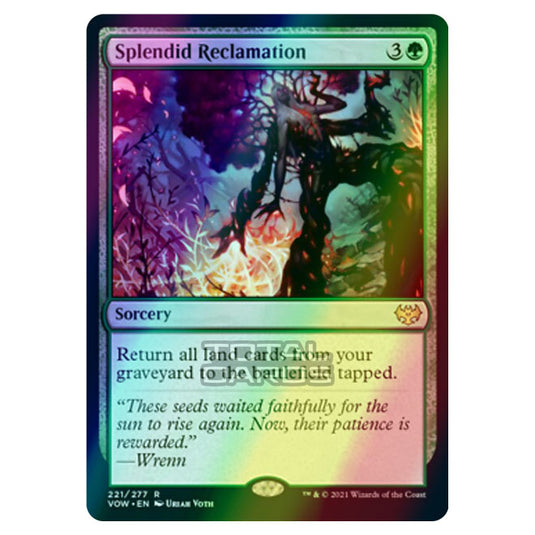 Magic The Gathering - Innistrad - Crimson Vow - Splendid Reclamation - 221/277 (Foil)