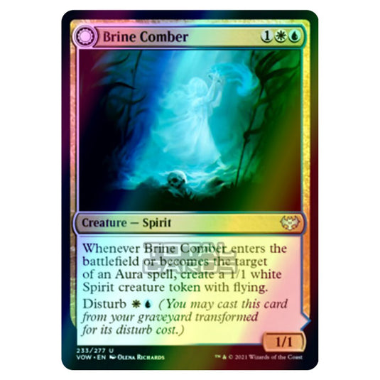 Magic The Gathering - Innistrad - Crimson Vow - Brine Comber // Brinebound Gift - 233/277 (Foil)