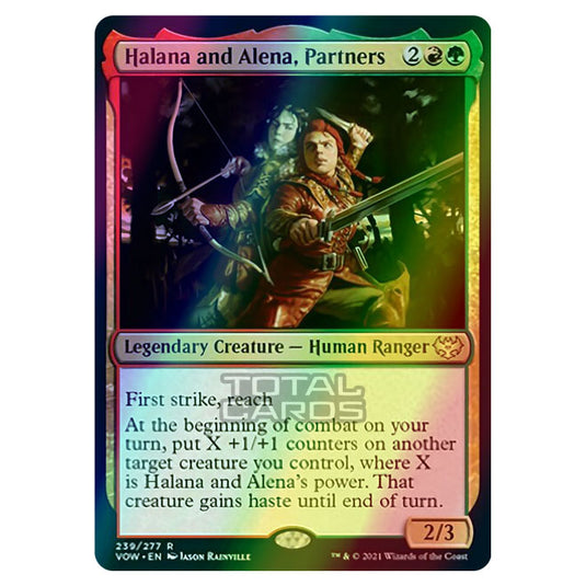 Magic The Gathering - Innistrad - Crimson Vow - Halana and Alena, Partners - 239/277 (Foil)