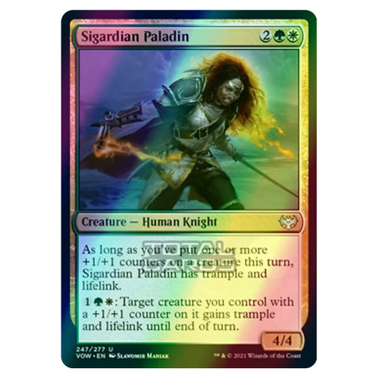 Magic The Gathering - Innistrad - Crimson Vow - Sigardian Paladin - 247/277 (Foil)