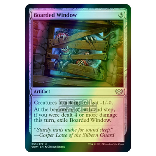 Magic The Gathering - Innistrad - Crimson Vow - Boarded Window - 253/277 (Foil)