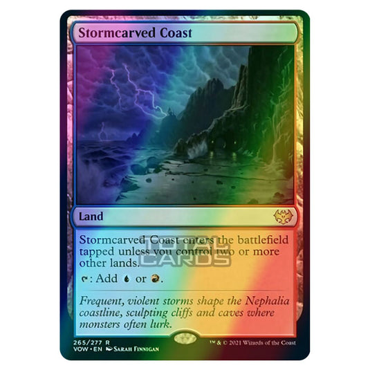 Magic The Gathering - Innistrad - Crimson Vow - Stormcarved Coast - 265/277 (Foil)