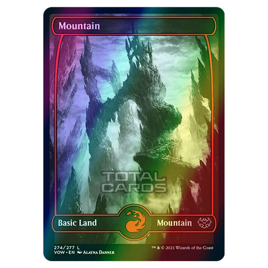 Magic The Gathering - Innistrad - Crimson Vow - Mountain - 274/277 (Foil)