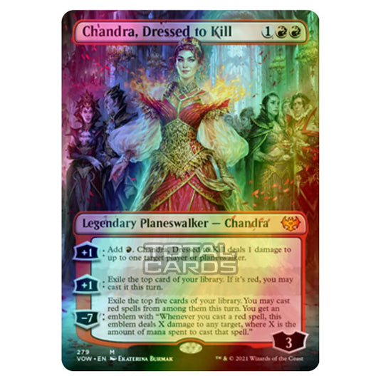 Magic The Gathering - Innistrad - Crimson Vow - Chandra, Dressed to Kill - 279/277 (Foil)