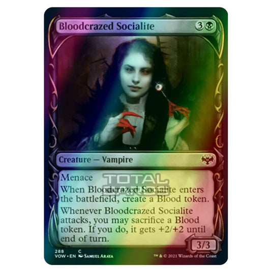 Magic The Gathering - Innistrad - Crimson Vow - Bloodcrazed Socialite - 288/277 (Foil)