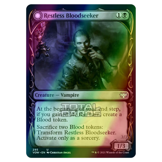 Magic The Gathering - Innistrad - Crimson Vow - Restless Bloodseeker // Bloodsoaked Reveler - 295/277 (Foil)