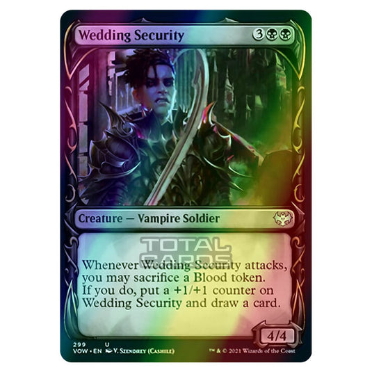 Magic The Gathering - Innistrad - Crimson Vow - Wedding Security - 299/277 (Foil)