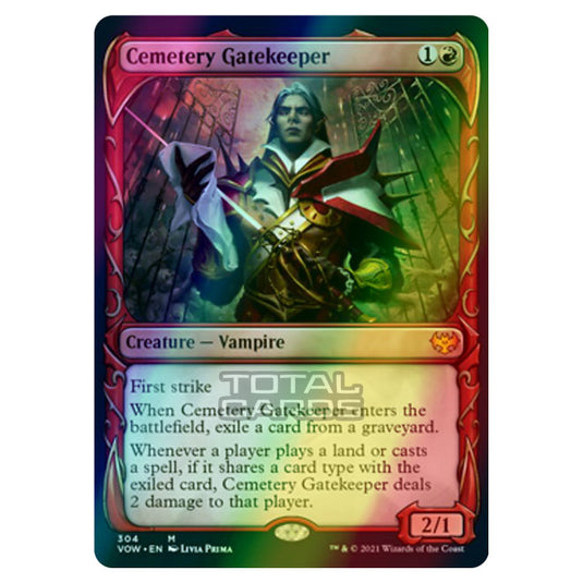 Magic The Gathering - Innistrad - Crimson Vow - Cemetery Gatekeeper - 304/277 (Foil)