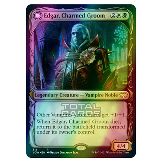 Magic The Gathering - Innistrad - Crimson Vow - Edgar, Charmed Groom // Edgar Markov's Coffin - 311/277 (Foil)