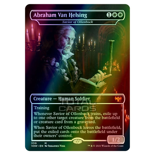 Magic The Gathering - Innistrad - Crimson Vow - Savior of Ollenbock - [Abraham Van Helsing] - 330/277 (Foil)