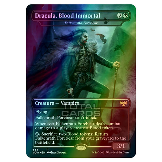 Magic The Gathering - Innistrad - Crimson Vow - Falkenrath Forebear - [Dracula, Blood Immortal] - 334/277 (Foil)