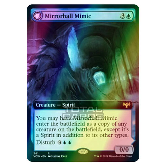 Magic The Gathering - Innistrad - Crimson Vow - Mirrorhall Mimic // Ghastly Mimicry - 361/277 (Foil)