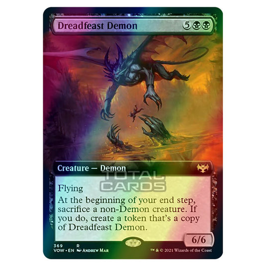 Magic The Gathering - Innistrad - Crimson Vow - Dreadfeast Demon - 369/277 (Foil)