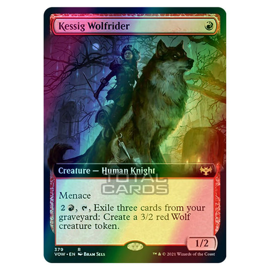 Magic The Gathering - Innistrad - Crimson Vow - Kessig Wolfrider - 379/277 (Foil)