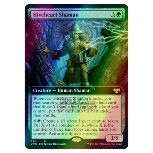 Magic The Gathering - Innistrad - Crimson Vow - Hiveheart Shaman - 390/277 (Foil)