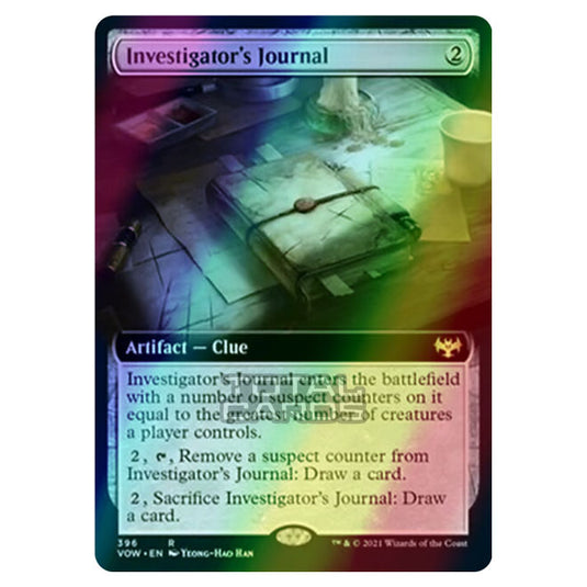 Magic The Gathering - Innistrad - Crimson Vow - Investigator's Journal - 396/277 (Foil)