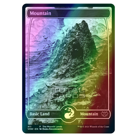 Magic The Gathering - Innistrad - Crimson Vow - Mountain - 411/277 (Foil)