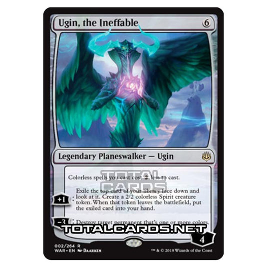 Magic The Gathering - War of The Spark - Ugin, the Ineffable - 2/264