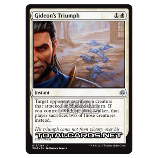 Magic The Gathering - War of The Spark - Gideon's Triumph - 15/264