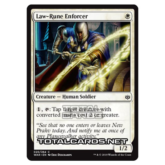 Magic The Gathering - War of The Spark - Law-Rune Enforcer - 20/264