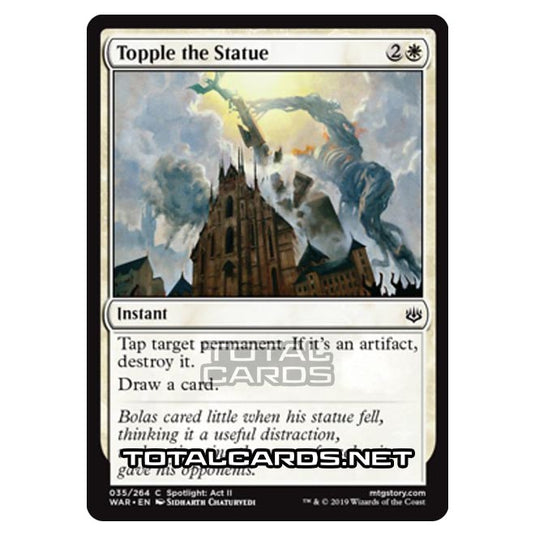 Magic The Gathering - War of The Spark - Topple the Statue - 35/264