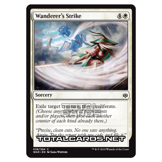 Magic The Gathering - War of The Spark - Wanderer's Strike - 38/264