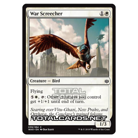 Magic The Gathering - War of The Spark - War Screecher - 39/264