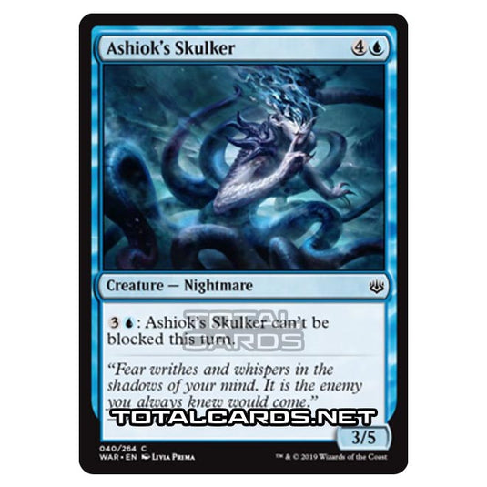 Magic The Gathering - War of The Spark - Ashiok's Skulker - 40/264