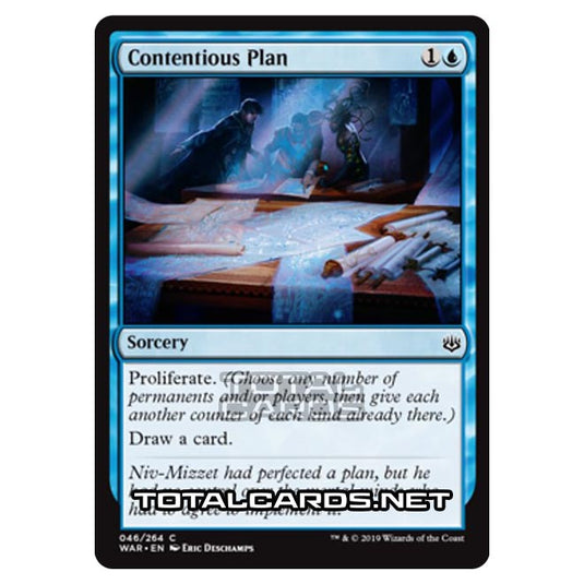 Magic The Gathering - War of The Spark - Contentious Plan - 46/264
