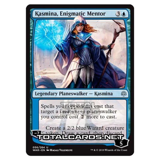 Magic The Gathering - War of The Spark - Kasmina, Enigmatic Mentor - 56/264