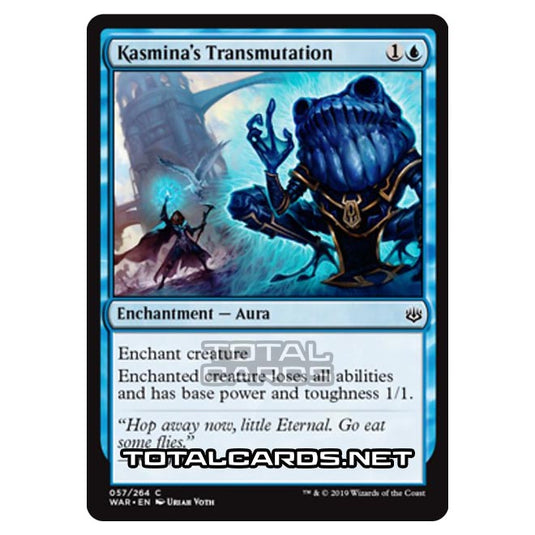 Magic The Gathering - War of The Spark - Kasmina's Transmutation - 57/264