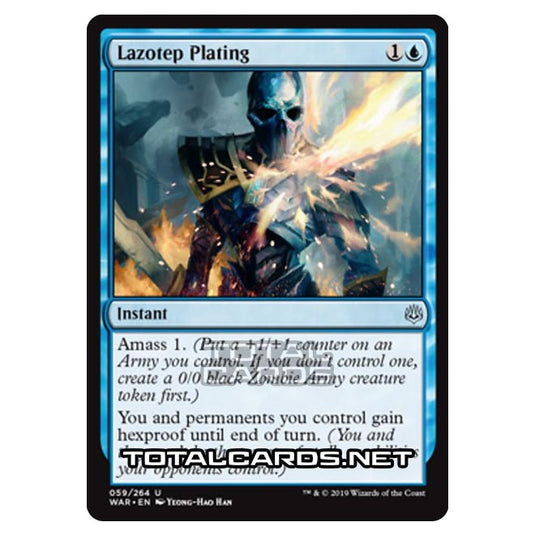 Magic The Gathering - War of The Spark - Lazotep Plating - 59/264 Magic The Gathering - War of The Spark - Lazotep Plating - 59/264