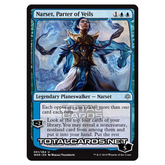 Magic The Gathering - War of The Spark - Narset, Parter of Veils - 61/264