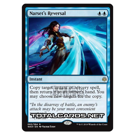 Magic The Gathering - War of The Spark - Narset's Reversal - 62/264
